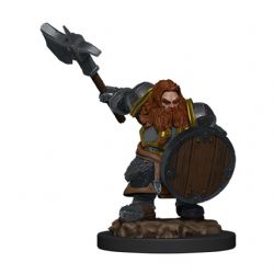 D&D ICONS OF THE REALMS: PREPAINTED MINIATURES -  MALE DWARF FIGHTER -  RPG MINIATURE PREPAINTED DUNGEONS & DRAGONS